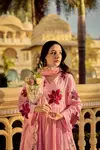 Designer Satkritee 01 Chanderi Embroidery Kurti Set